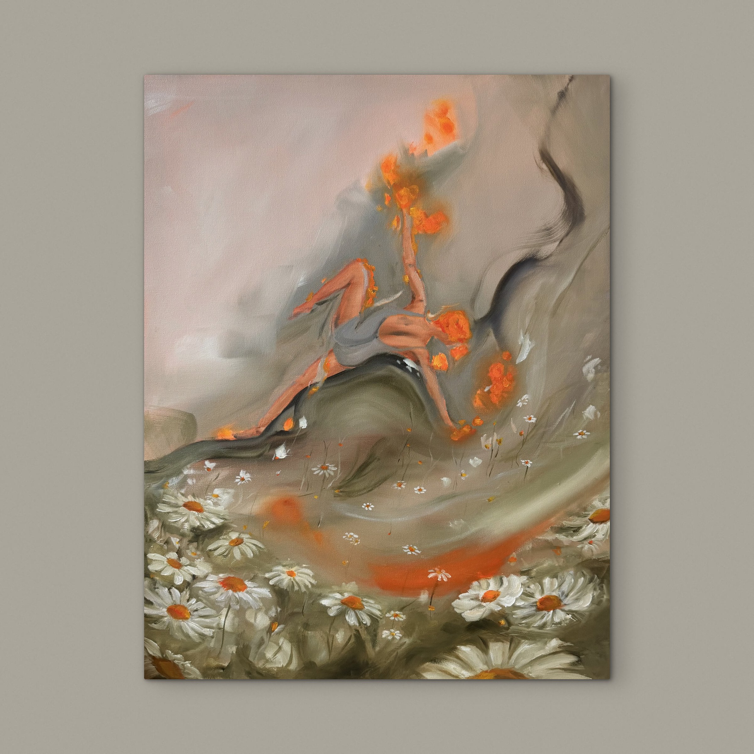 Girl With Flowers